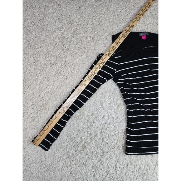 Vince Camuto black-and-white striped shirts size small - Picture 5 of 10